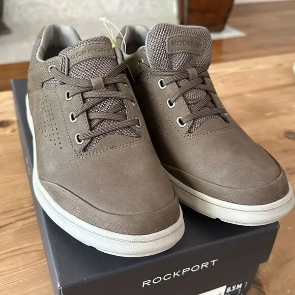 ROCKPORT ZADEN UBAL OX NEW IN BOX MENS SIZE 8.5 OLIVE COLOR - Picture 1 of 11